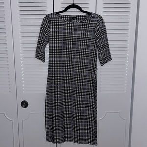 Tacera Elbow Length Midi Bodycon Dress